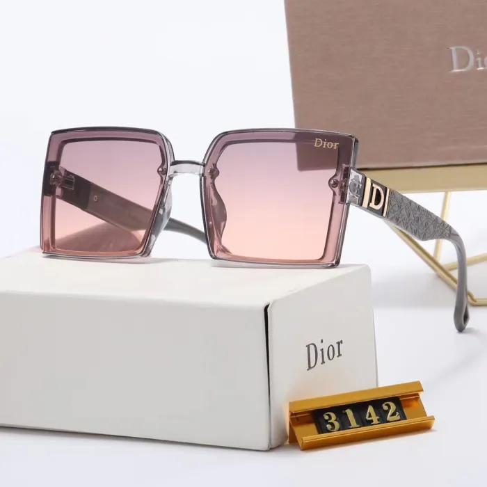 DIOR S Black PC Multi AC Women's Outdoor Square Sunglasses