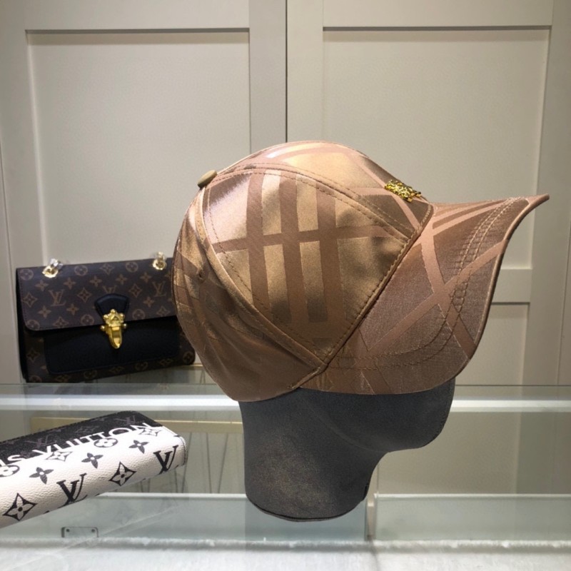 BURBERRY Brown Outdoor Hip hop Fur Women's Adult Solid Cap