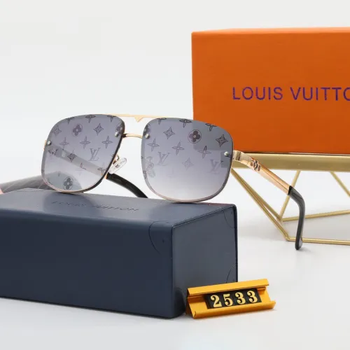 LOUIS VUITTON Champagne PC Multi AC Women's Outdoor Fashion Sunglasses