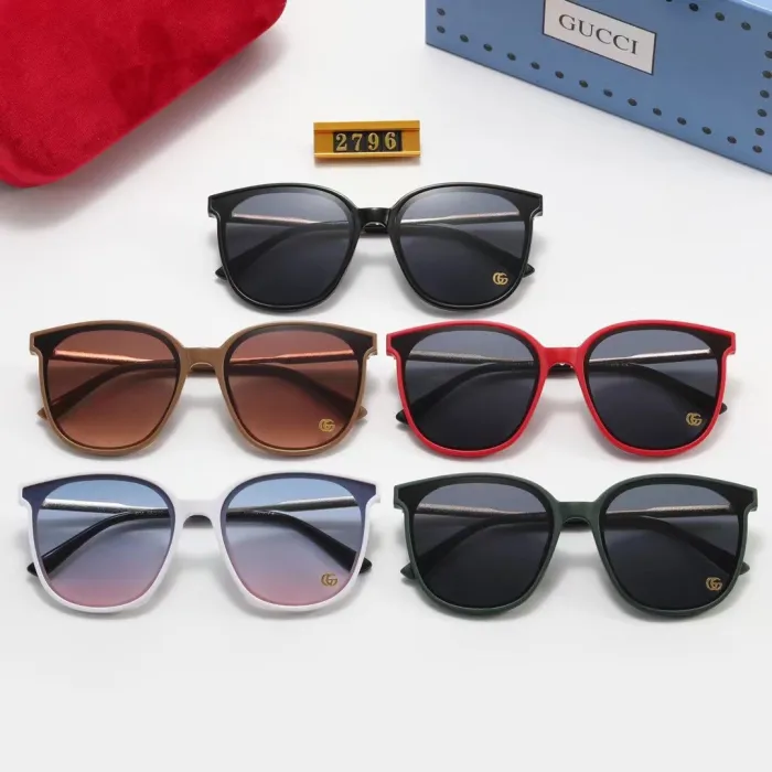 GUCCI S Black PC Multi AC Women's Outdoor Cat Eye Sunglasses
