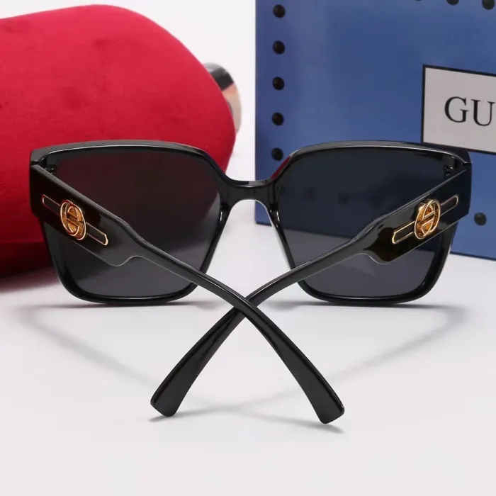 GUCCI S Black PC Multi AC Women's Outdoor Cat Eye Sunglasses