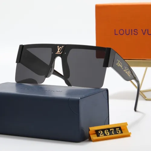 LOUIS VUITTON LV Black PC Multi AC Women's Outdoor Shades Sunglasses