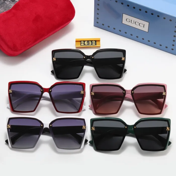 GUCCI S Black PC Multi AC Women's Outdoor Fashion Sunglasses