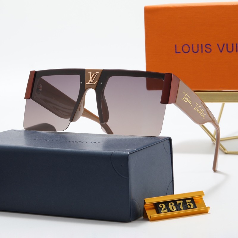 LOUIS VUITTON LV Black PC Multi AC Women's Outdoor Shades Sunglasses