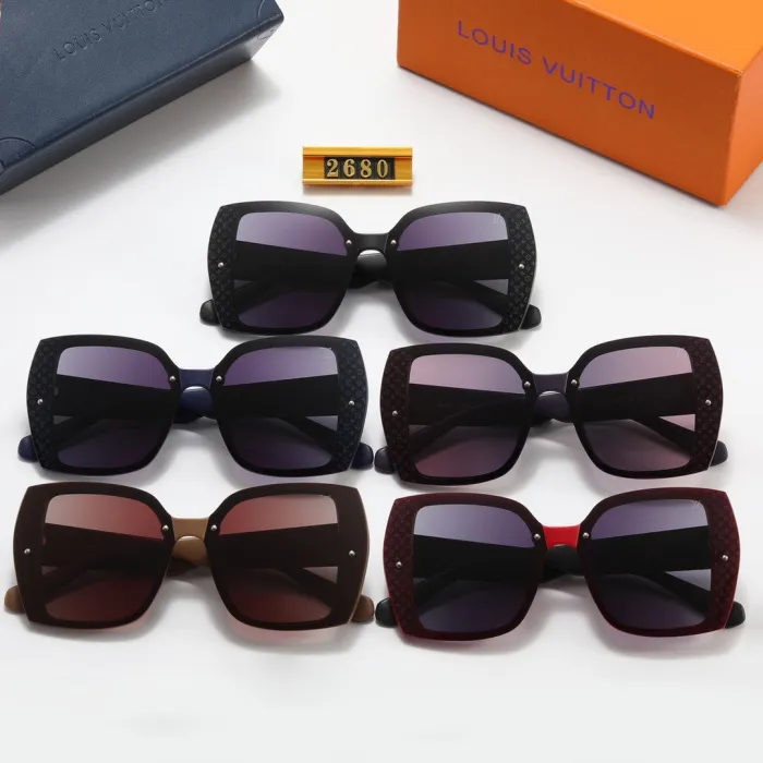 LOUIS VUITTON LV Black PC Multi AC Women's Outdoor Shades Sunglasses