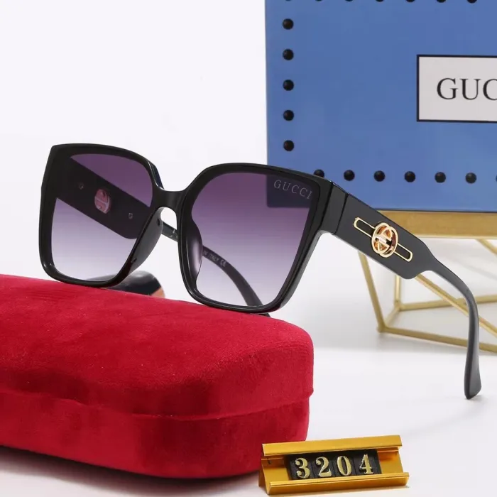 GUCCI S Black PC Multi AC Women's Outdoor Cat Eye Sunglasses
