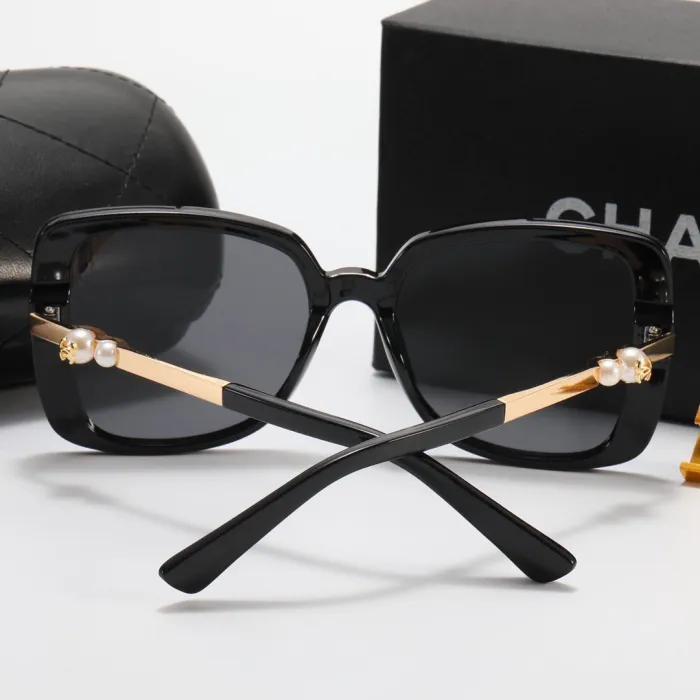 CHANEL Champagne PC Multi AC Women's Outdoor Square Sunglasses