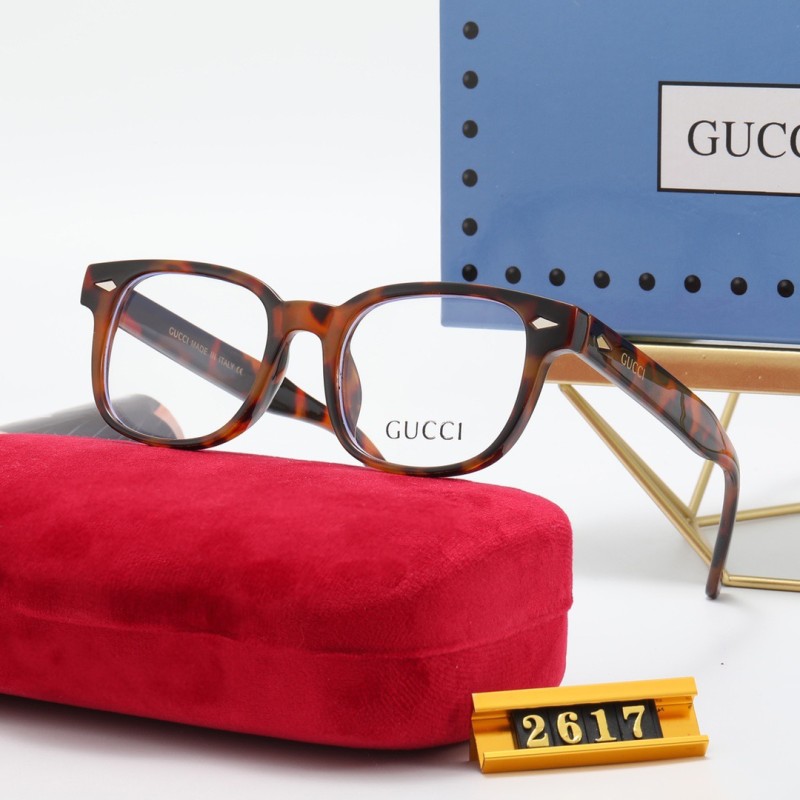 GUCCI S Black PC Clear AC Women's Outdoor Square Sunglasses