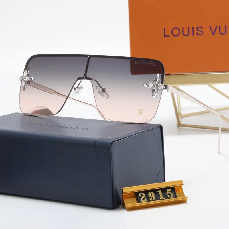 LOUIS VUITTON Champagne PC Multi AC Women's Outdoor Fashion Sunglasses
