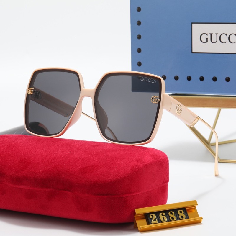 GUCCI S Black PC Multi AC Women's Outdoor Trendy Sunglasses