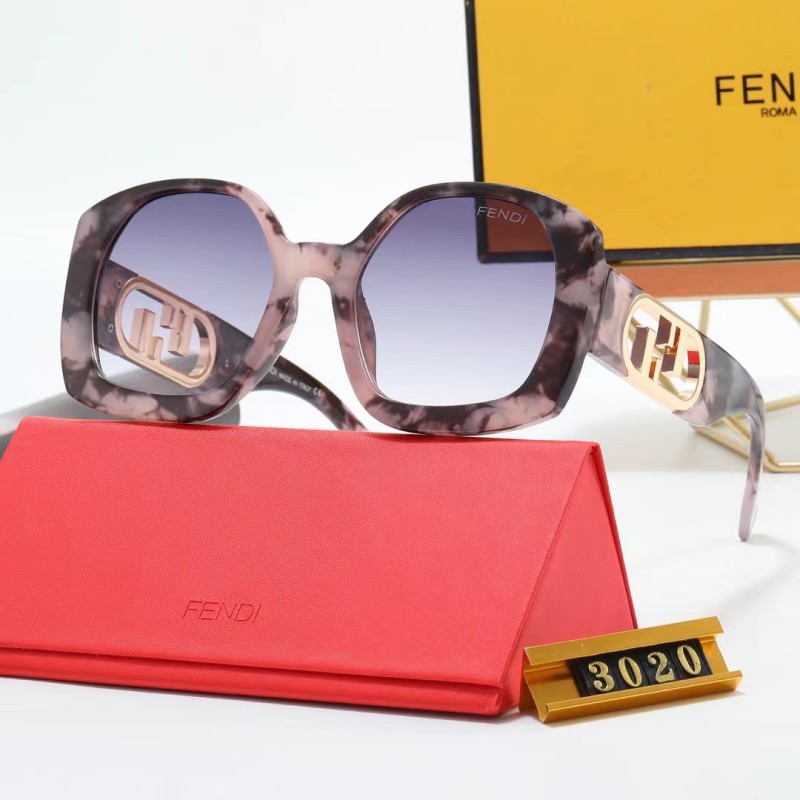 FENDI S Black PC Multi AC Women's Outdoor Trendy Sunglasses