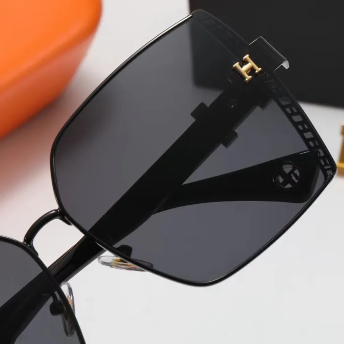 HERMES S Black PC Multi AC Women's Outdoor Fashion Sunglasses