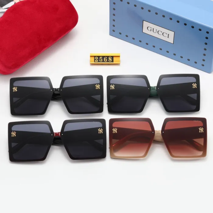 GUCCI S Black PC Multi AC Women's Outdoor Fashion Sunglasses