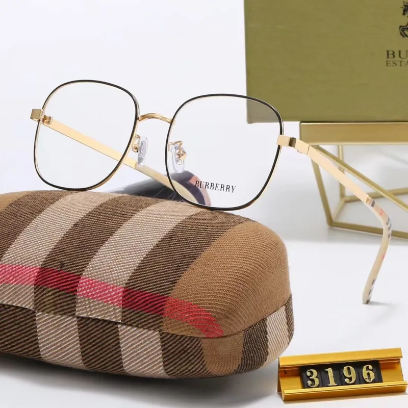 BURBERRY Champagne PC Clear AC Women's Outdoor Retro Sunglasses