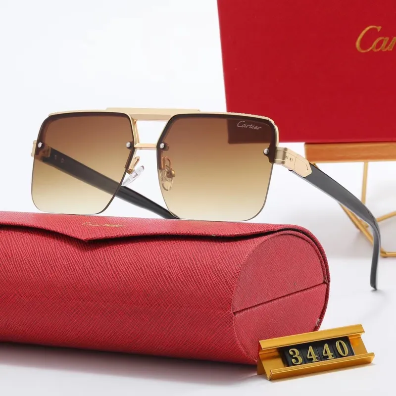 Cartier Champagne PC Multi AC Women's Outdoor Rimless Sunglasses