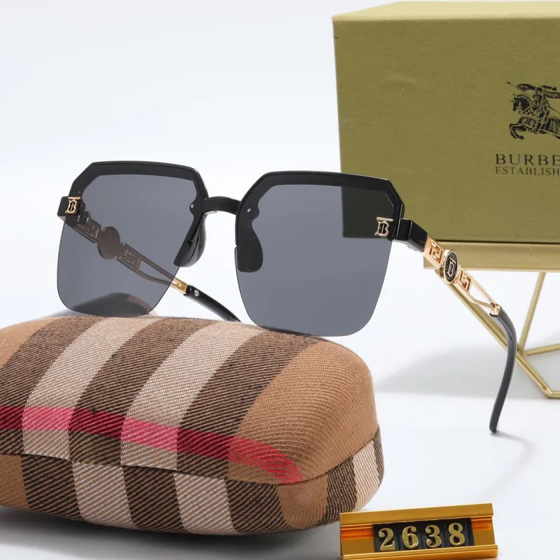 BURBERRY S Black PC Multi AC Women's Outdoor Rimless Sunglasses