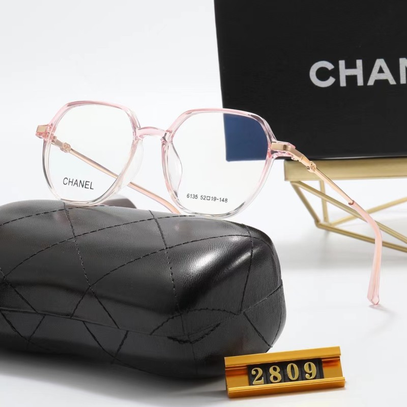CHANEL Champagne PC Clear AC Women's Outdoor Fashion Sunglasses