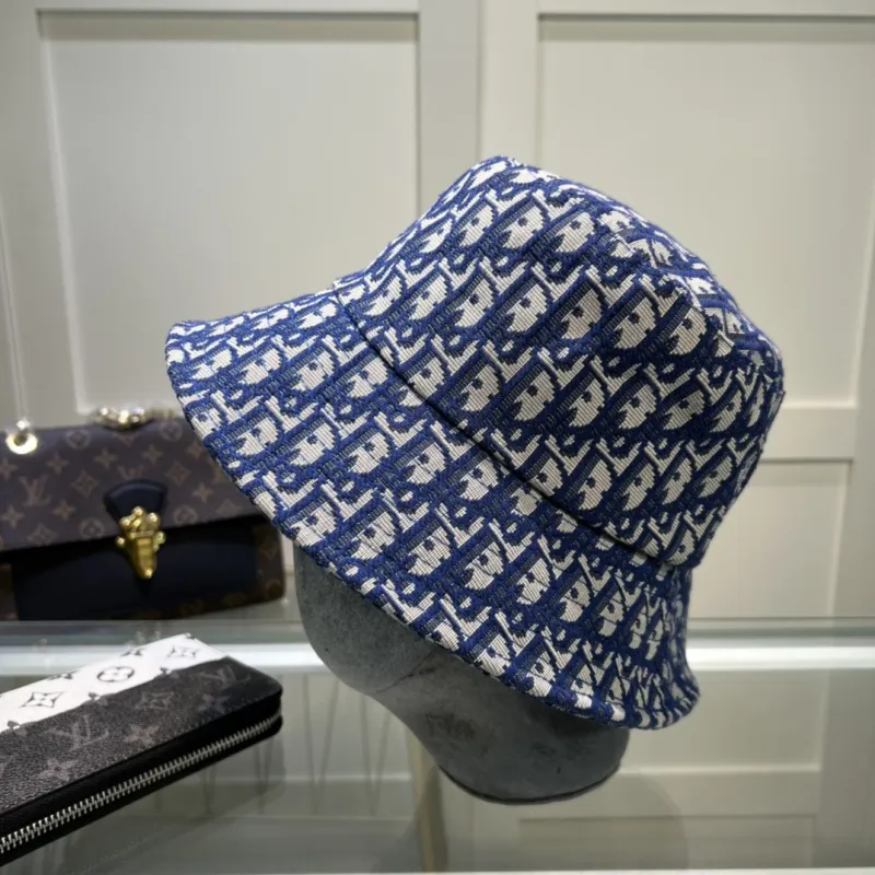 DIOR Blue Travel Street style Cotton Women's Adult Embossed Cap