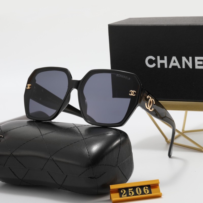 CHANEL S Black PC Multi AC Women's Outdoor Fashion Sunglasses