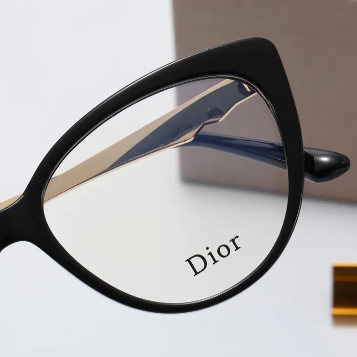 DIOR S Black PC Clear AC Women's Outdoor Cat Eye Sunglasses