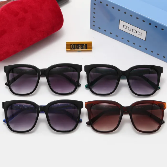 GUCCI S Black PC Multi AC Women's Outdoor Cat Eye Sunglasses