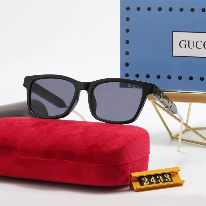 GUCCI S Black PC Multi AC Women's Outdoor Square Sunglasses