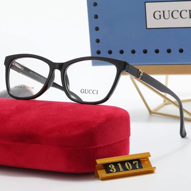 GUCCI S Black PC Clear AC Women's Outdoor Cat Eye Sunglasses