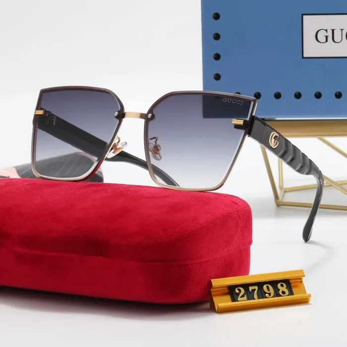 GUCCI Champagne PC Multi AC Women's Outdoor Fashion Sunglasses