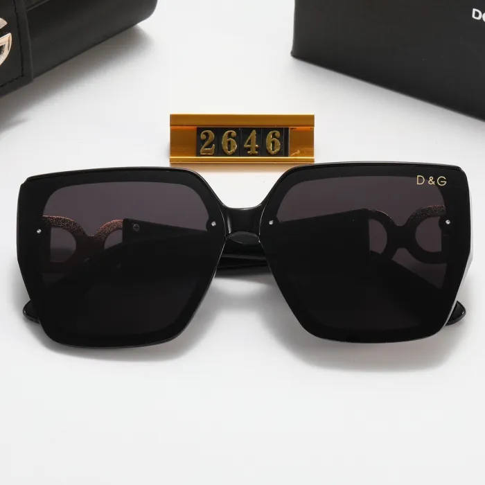 D&G S Black PC Multi AC Women's Outdoor Trendy Sunglasses
