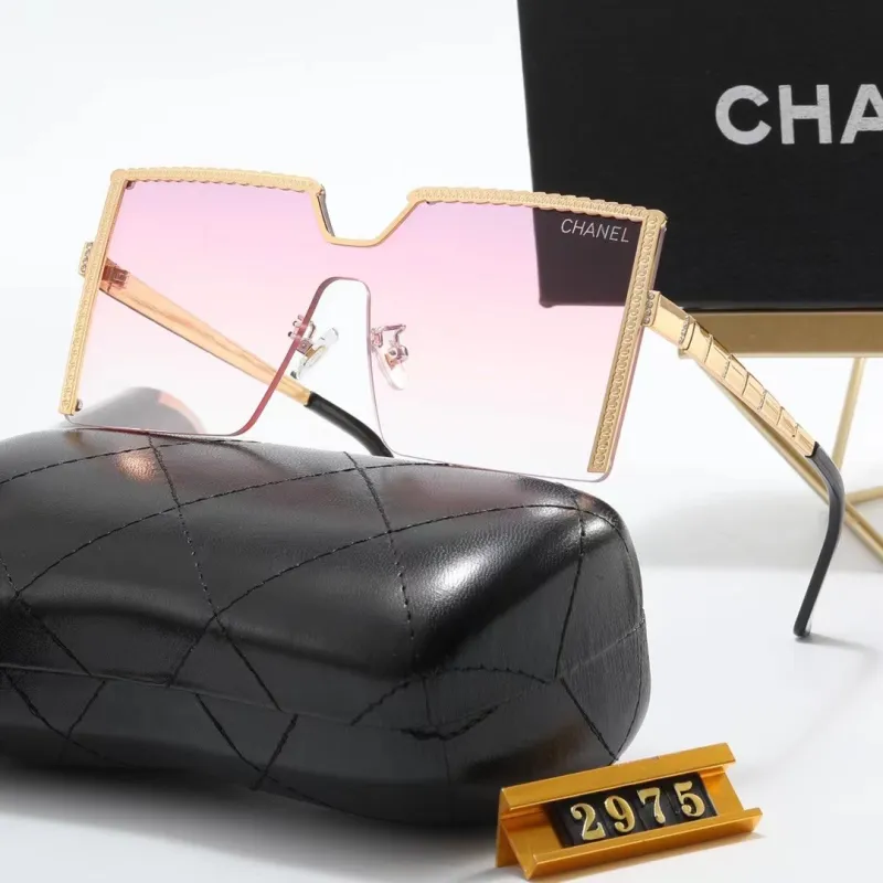 CHANEL Champagne PC Multi AC Women's Outdoor Trendy Sunglasses