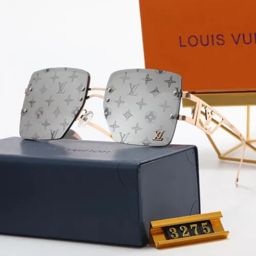LOUIS VUITTON Champagne PC Multi AC Women's Outdoor Fashion Sunglasses