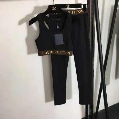 LOUIS VUITTON LV Black Digital Print One Piece DOT Backless Spandex/Polyester Printed Sunmmer Female Adult Holiday