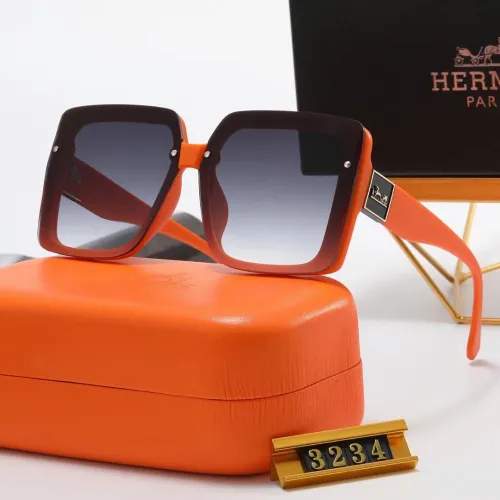 HERMES S Black PC Multi AC Women's Outdoor Fashion Sunglasses