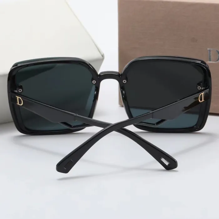 DIOR S Black PC Multi AC Women's Outdoor Square Sunglasses