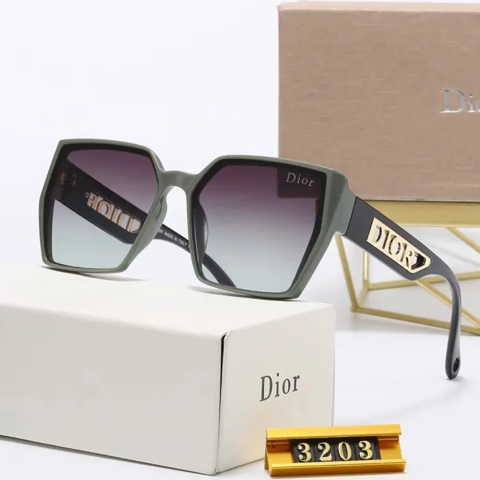 DIOR S Black PC Multi AC Women's Outdoor Oersized Sunglasses