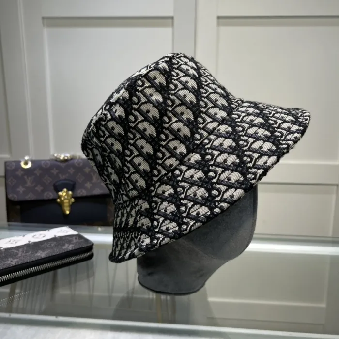 DIOR Black Travel Street style Cotton Women's Adult Embossed Cap