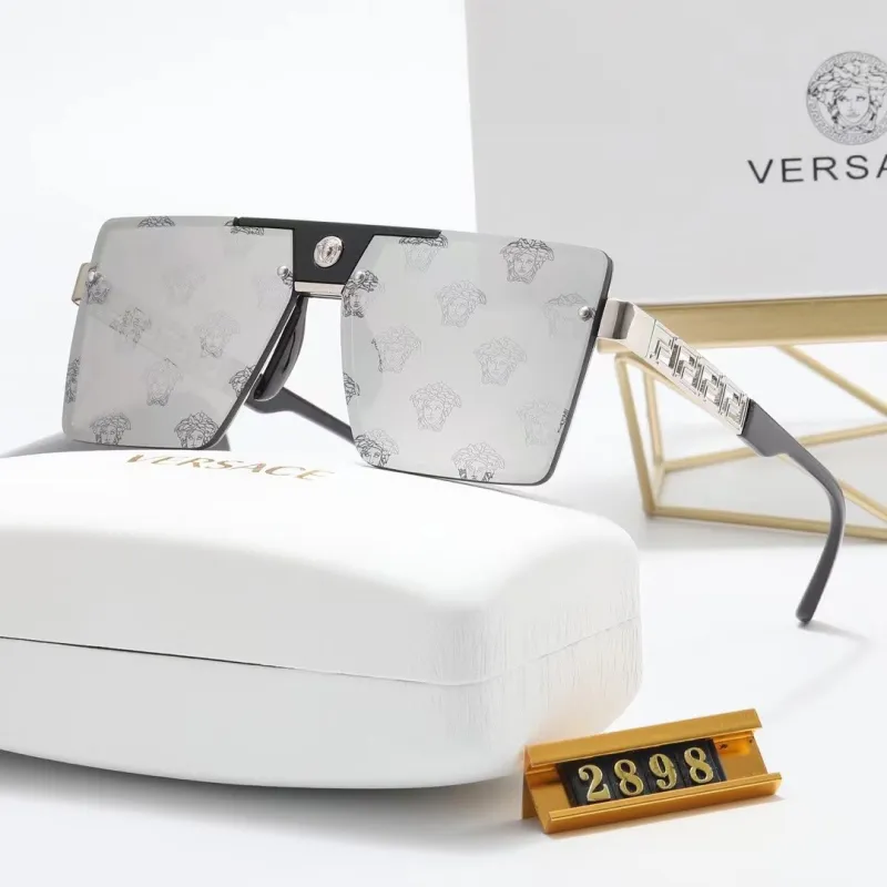 VERSACE S Black PC Multi AC Women's Outdoor Oersized Sunglasses