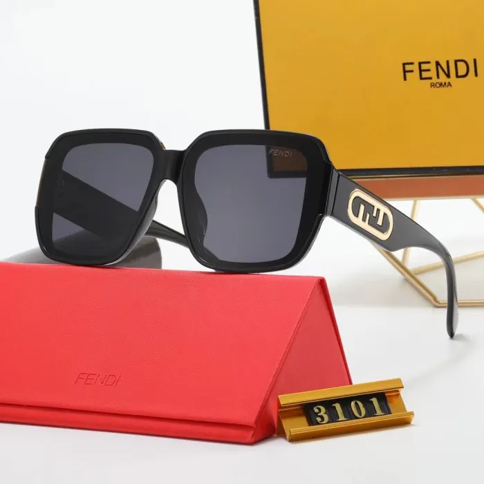 FENDI S Black PC Multi AC Women's Outdoor Fashion Sunglasses