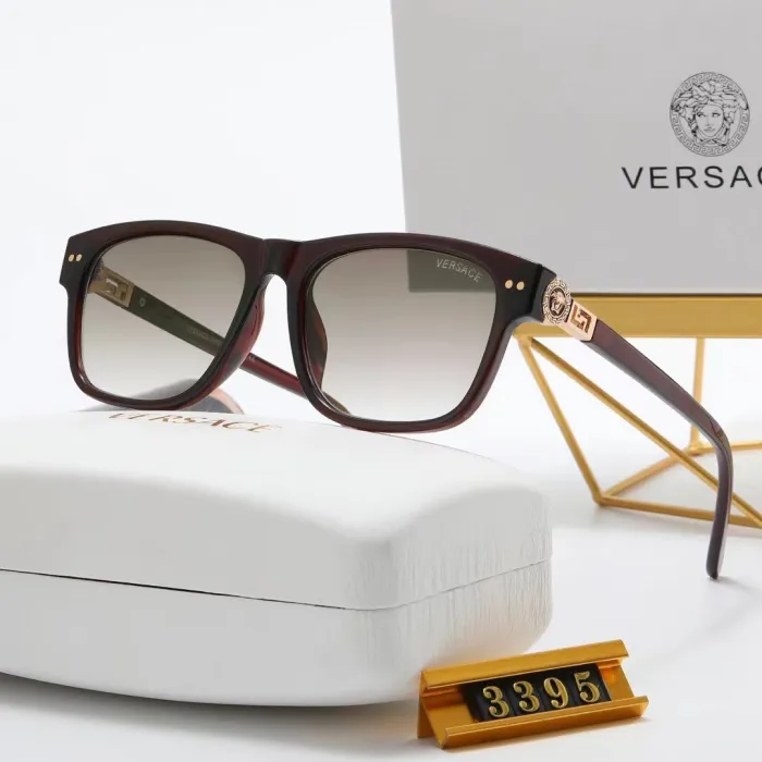 VERSACE S Black PC Multi AC Women's Outdoor Square Sunglasses