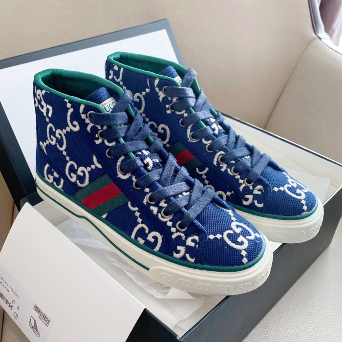 Men Women High Top Embroidered Sneakers Casual Trainers Athletic Shoes Unisex 35-44