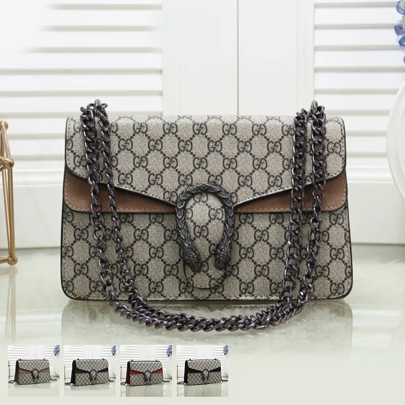 Women Leather Shoulder Bag Chain Bag Tote Handbags Shopper Crossbody Bag