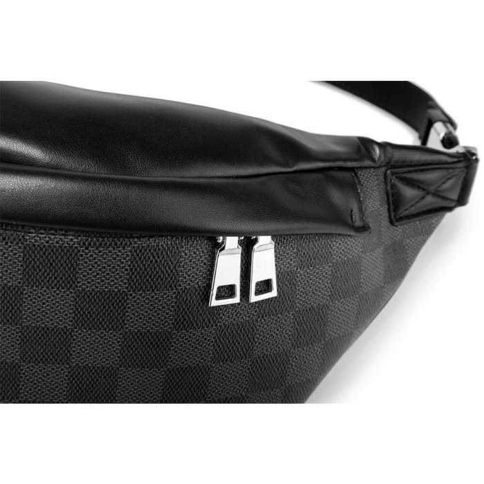 Men Bumbag Belt Bag Waist Pack Crossbody Bag Leather Shoulder Hip Chest Pouch Phone Purse