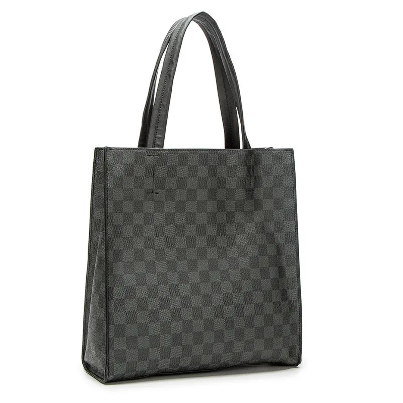 Men Messenger Laptop Shoulder Bag Leather Black Cloth Crossbody Sling Handbags Business Houlder Bag