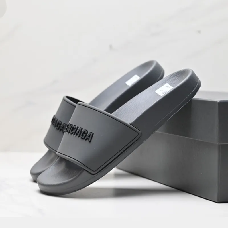 Men Women Slides Slip On Slippers Mules Sandals Casual Shoes Sole Unisex 35-45
