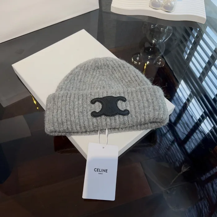 Men Women Beanie Hat Winter Wool Knitted Baggy Pull On Soft Caps