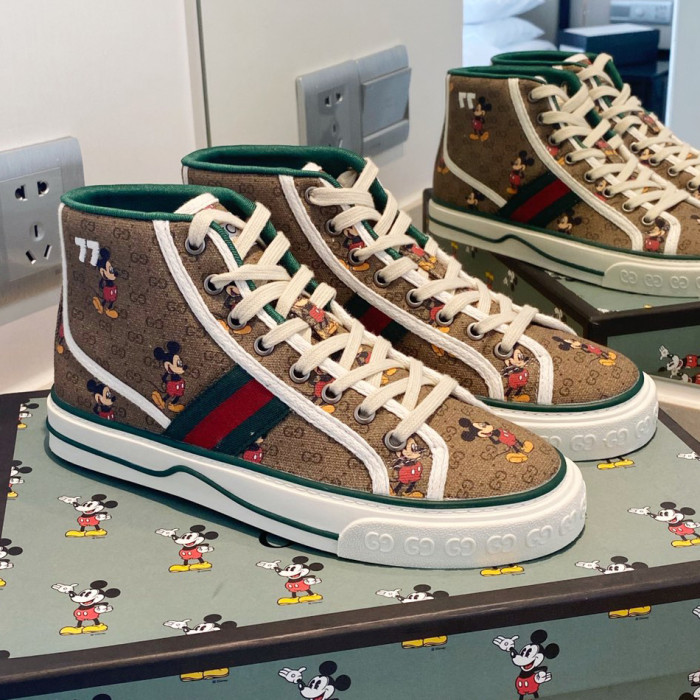 Men Women High Top Embroidered Sneakers Casual Trainers Athletic Shoes Unisex 35-44