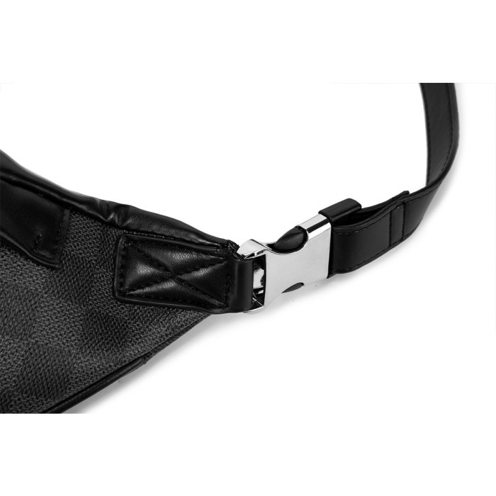 Men Bumbag Belt Bag Waist Pack Crossbody Bag Leather Shoulder Hip Chest Pouch Phone Purse