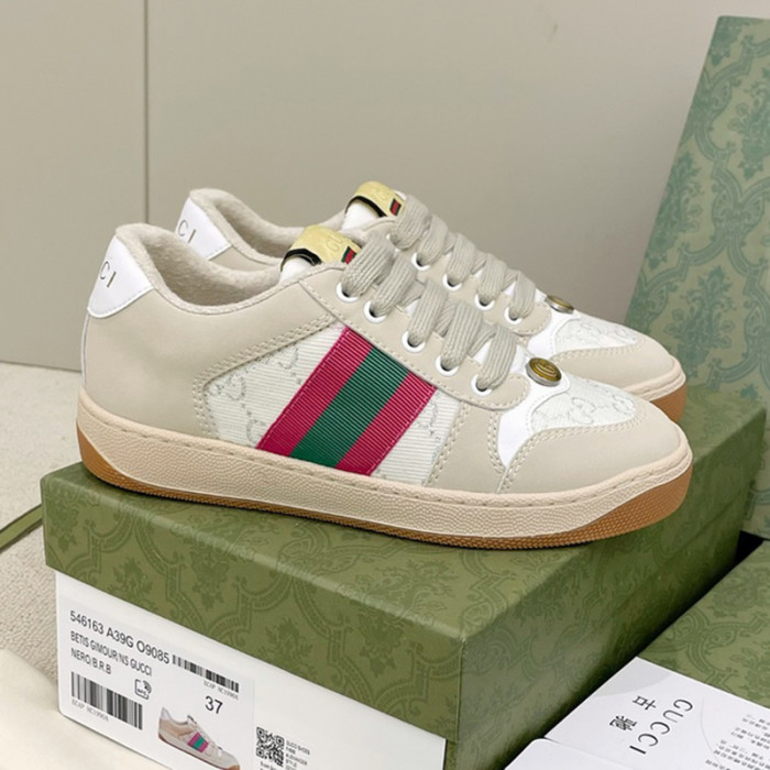 Men Women Low Top Leather Sneakers Casual Trainers Athletic Shoes Unisex 35-44