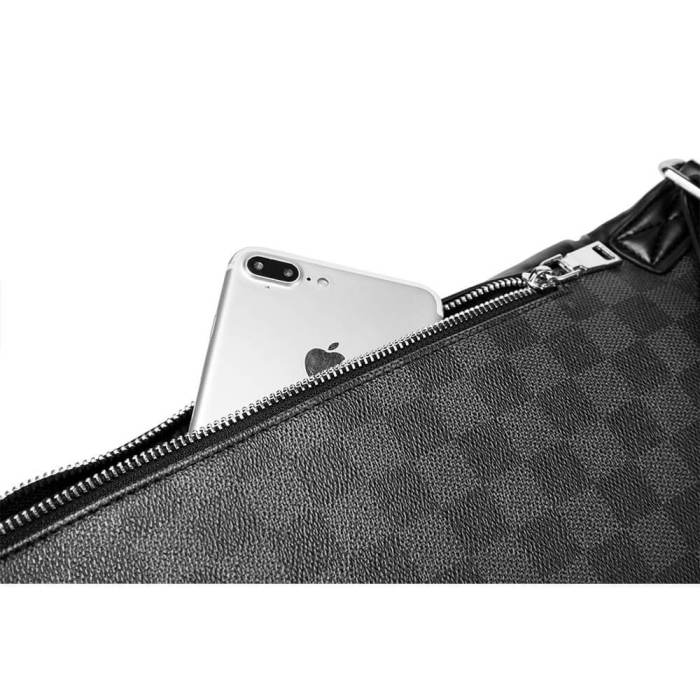 Men Bumbag Belt Bag Waist Pack Crossbody Bag Leather Shoulder Hip Chest Pouch Phone Purse