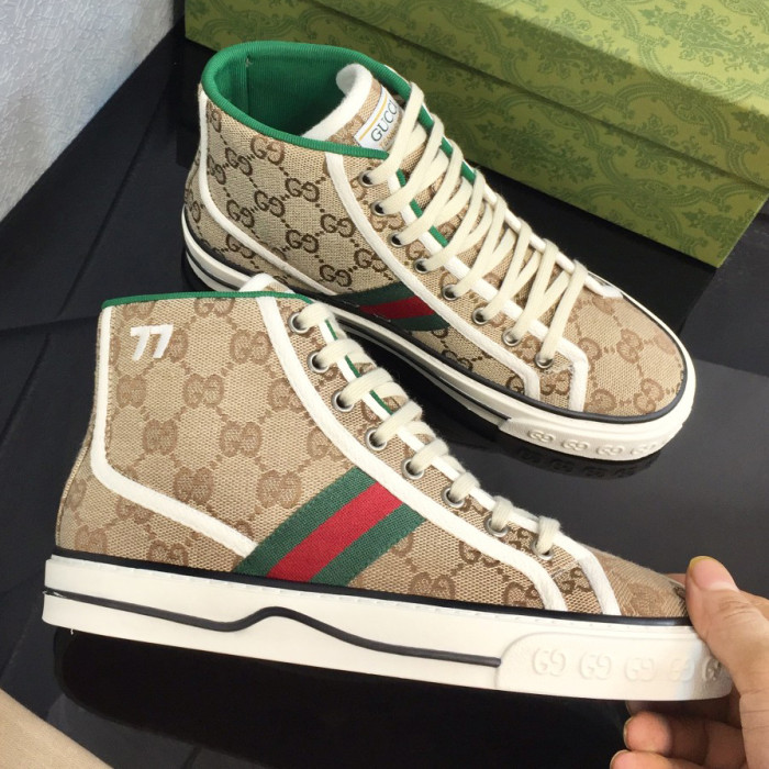 Men Women High Top Embroidered Sneakers Casual Trainers Athletic Shoes Unisex 35-44